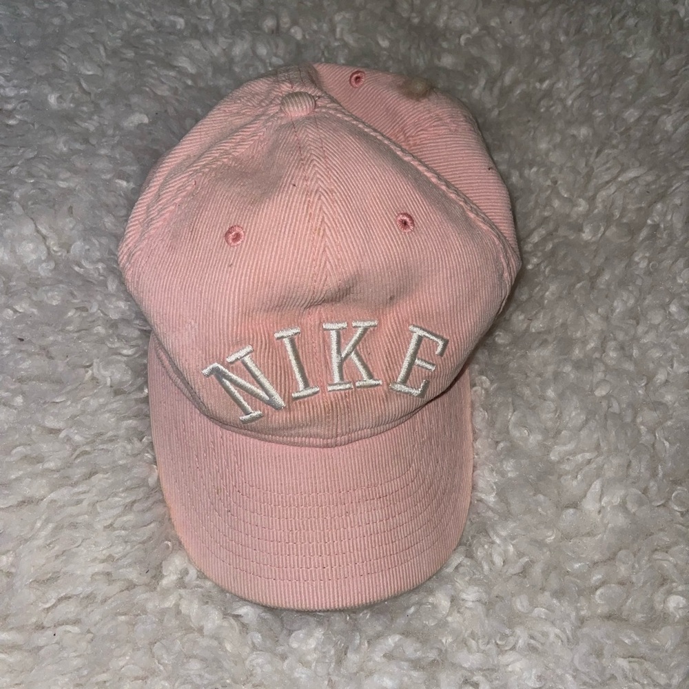 Nike Light Pink Cap with Embroidered Logo